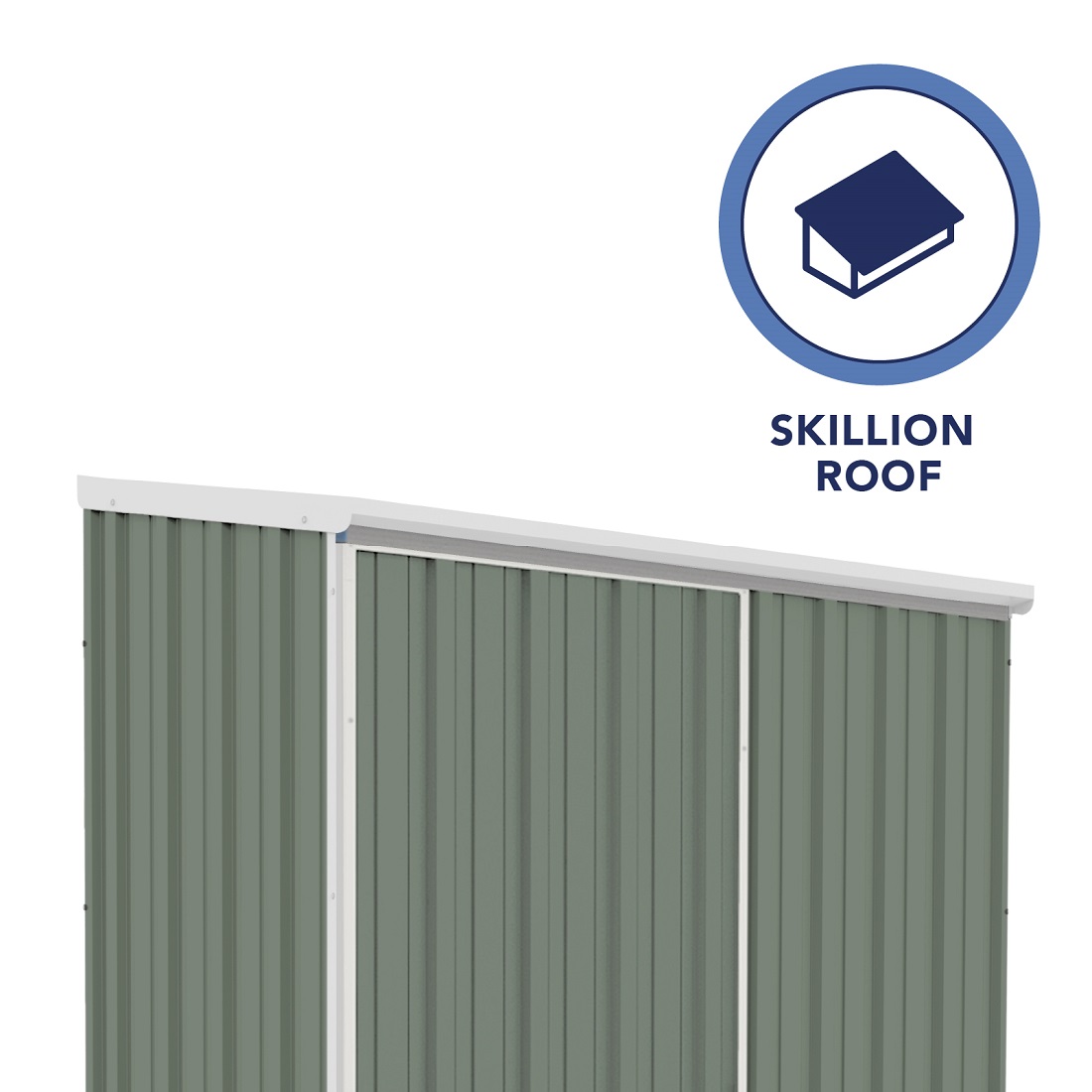 Absco 5 x 3 Foot Ezislider Metal Storage Shed