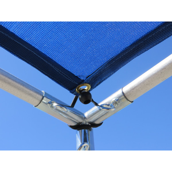 PTM 6 x 49 Foot Blue Polypropylene Mesh Fence- TMB58493S