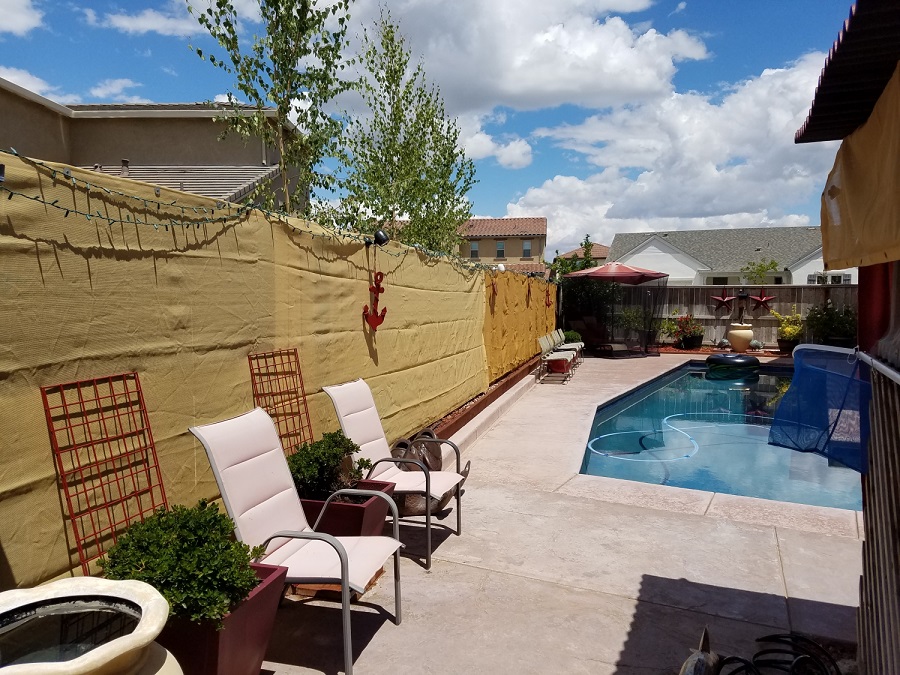 PTM Desert Polypropylene Mesh Tarp - 12' x 30' - TMD1230