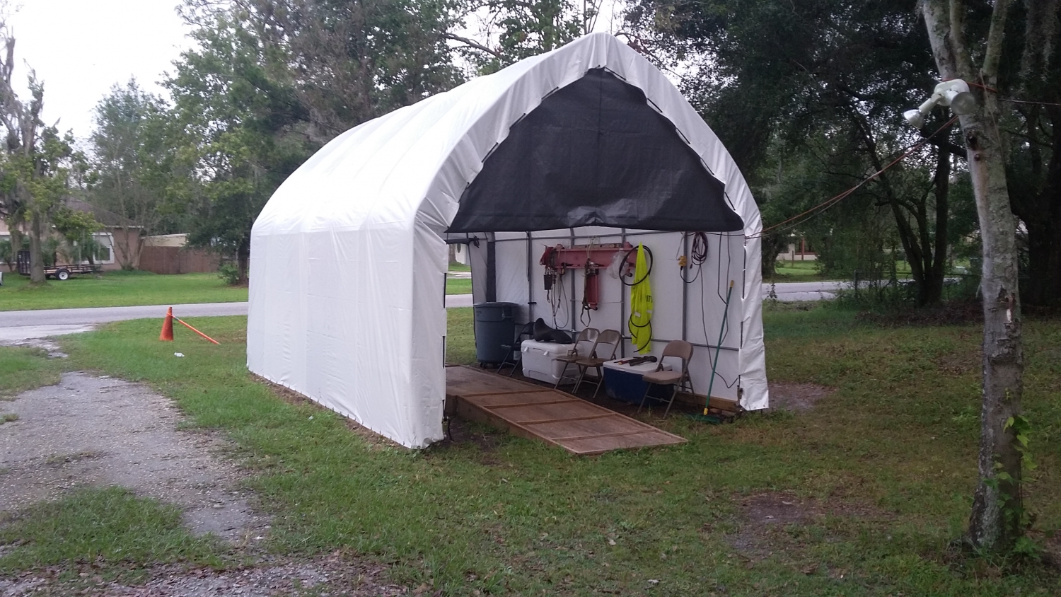 PTM Tarps Heavy Duty White Polyethylene Tarp - 22' x 30' - TW2230