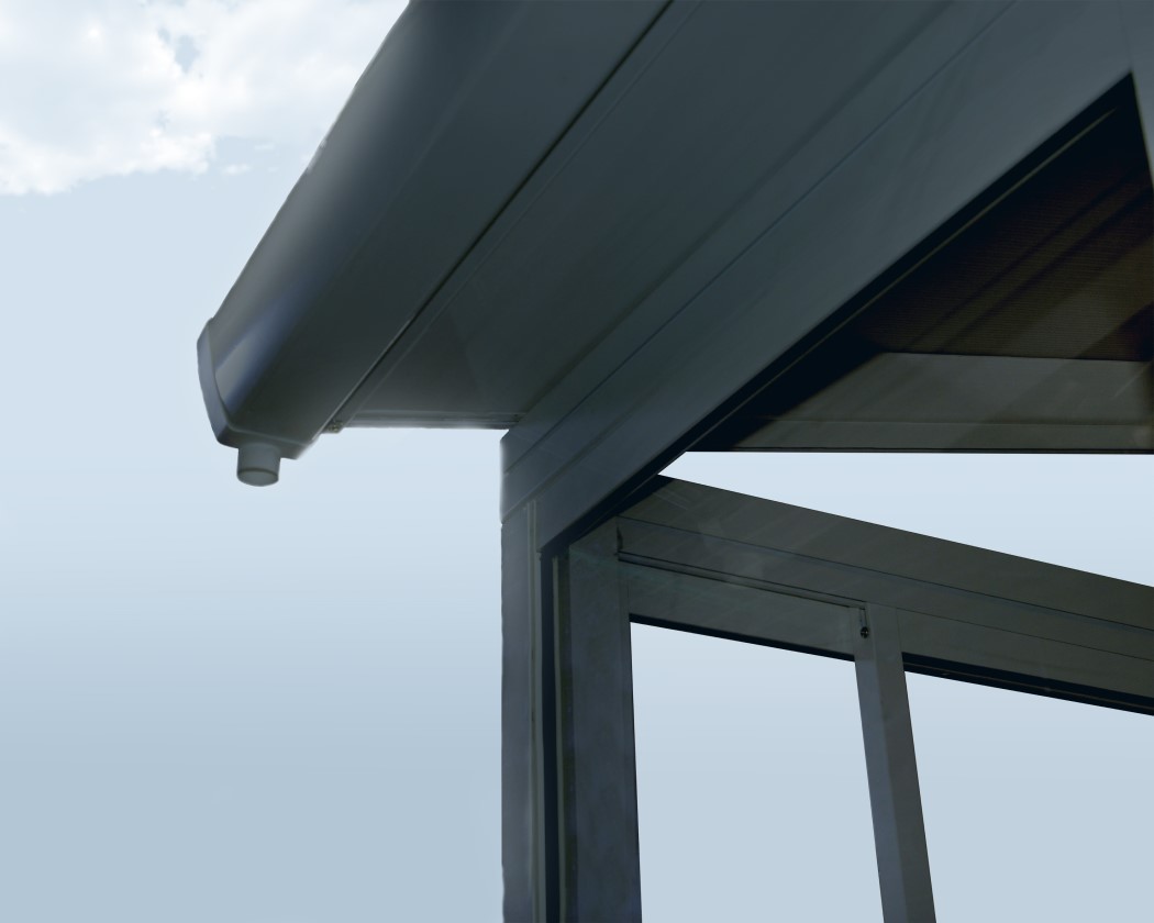 Palram - Canopia 13 x 14 Foot Grey SanRemo Patio Enclosure