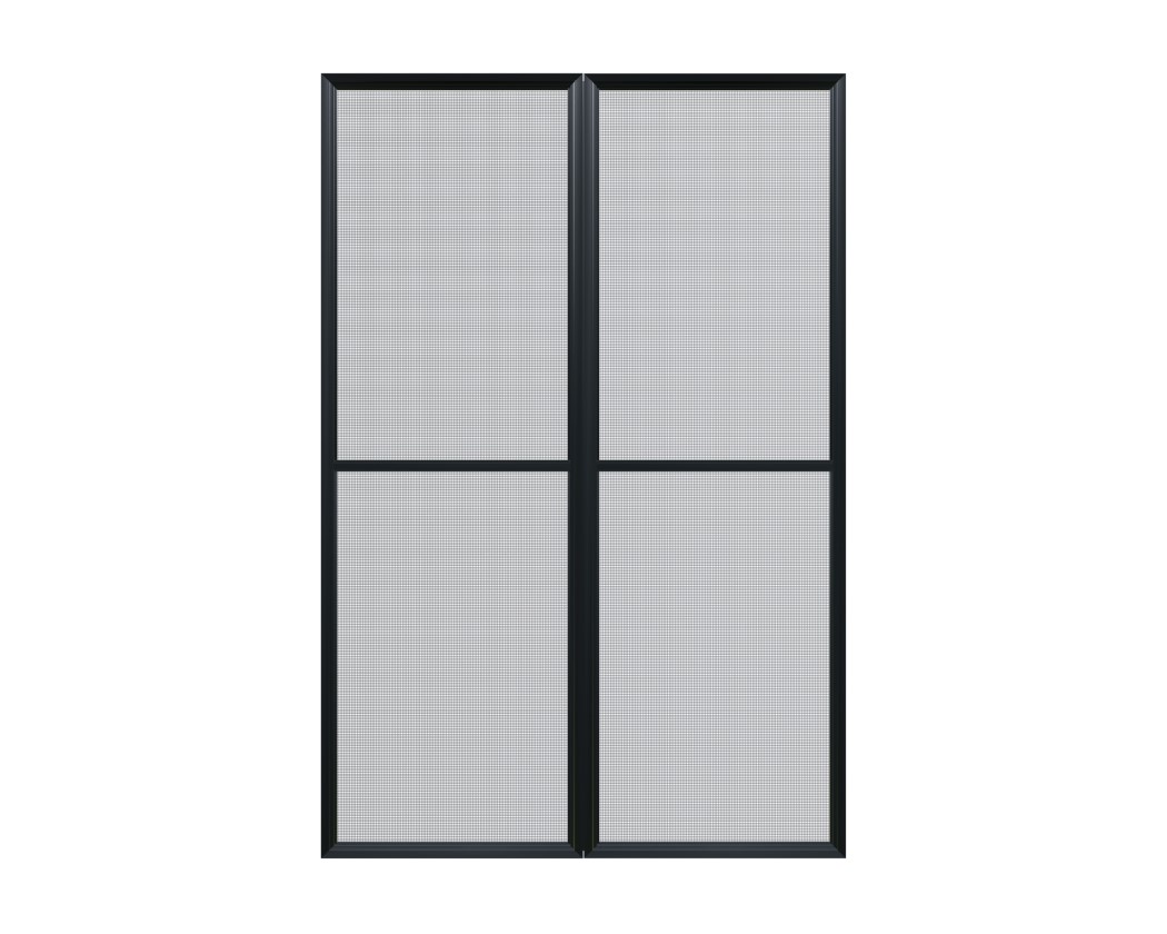 Palram - Canopia 13 x 14 Foot Grey SanRemo Patio Enclosure with Screen Doors