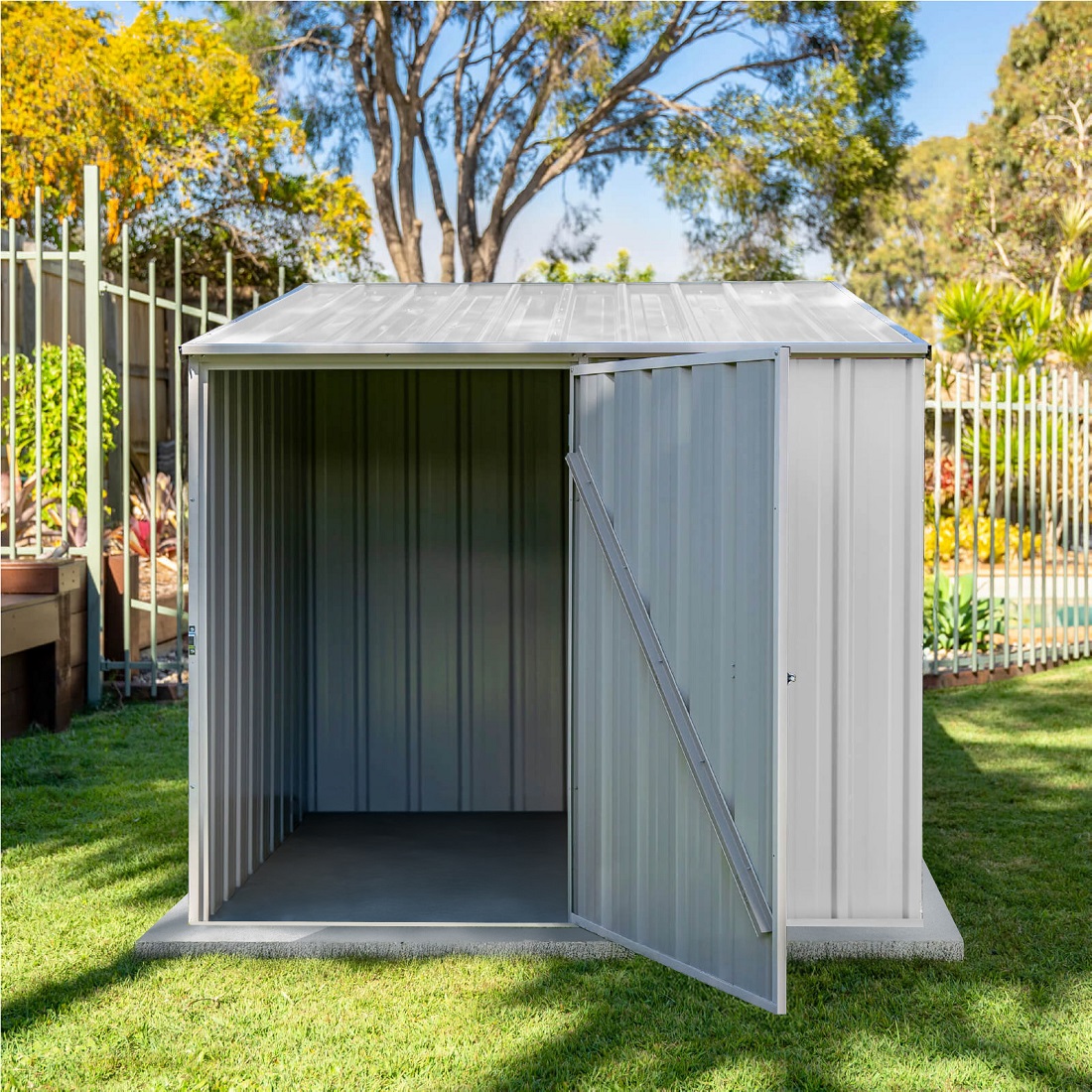 Absco 5 x 5 Foot Multipurpose Utility Metal Shed