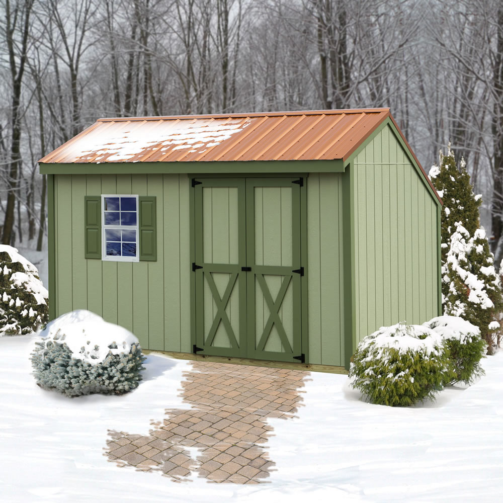 Best Barns 8 x 12 Foot Sophisticated Salt Box Storage Shed