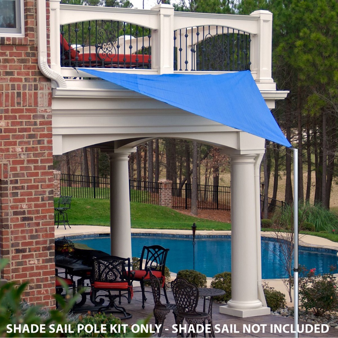 King Canopy Sun Shade Sail Extension Pole Kit
