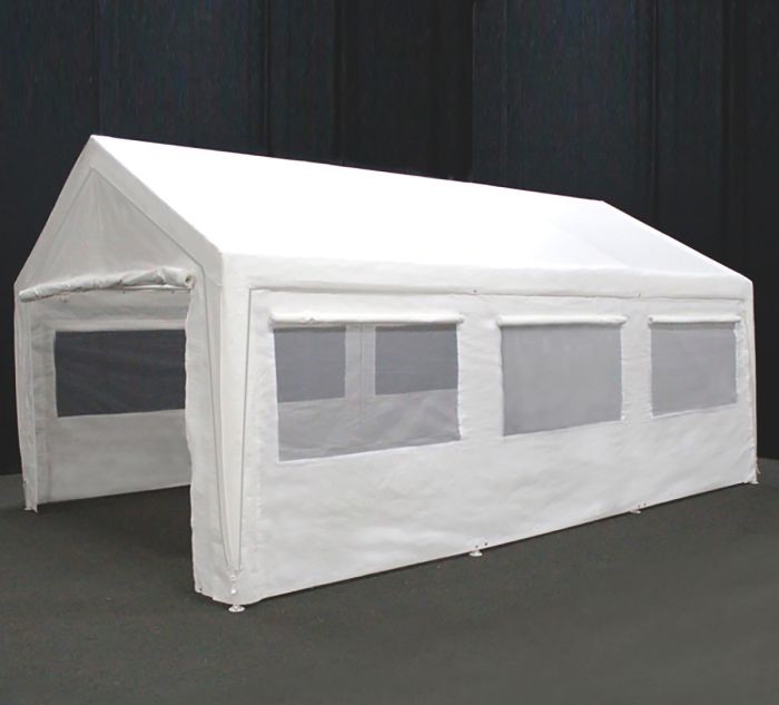 King Canopy 10 x 20 Foot Canopy Enclosure Sidewall Kit with Screened Windows