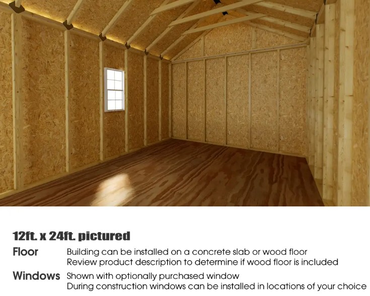 Best Barns 12 x 20 Foot Tailored Titan Wooden Garage