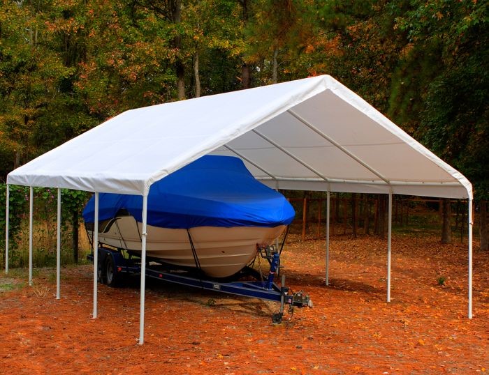King Canopy 18 x 27 Foot White Replacement Drawstring Cover