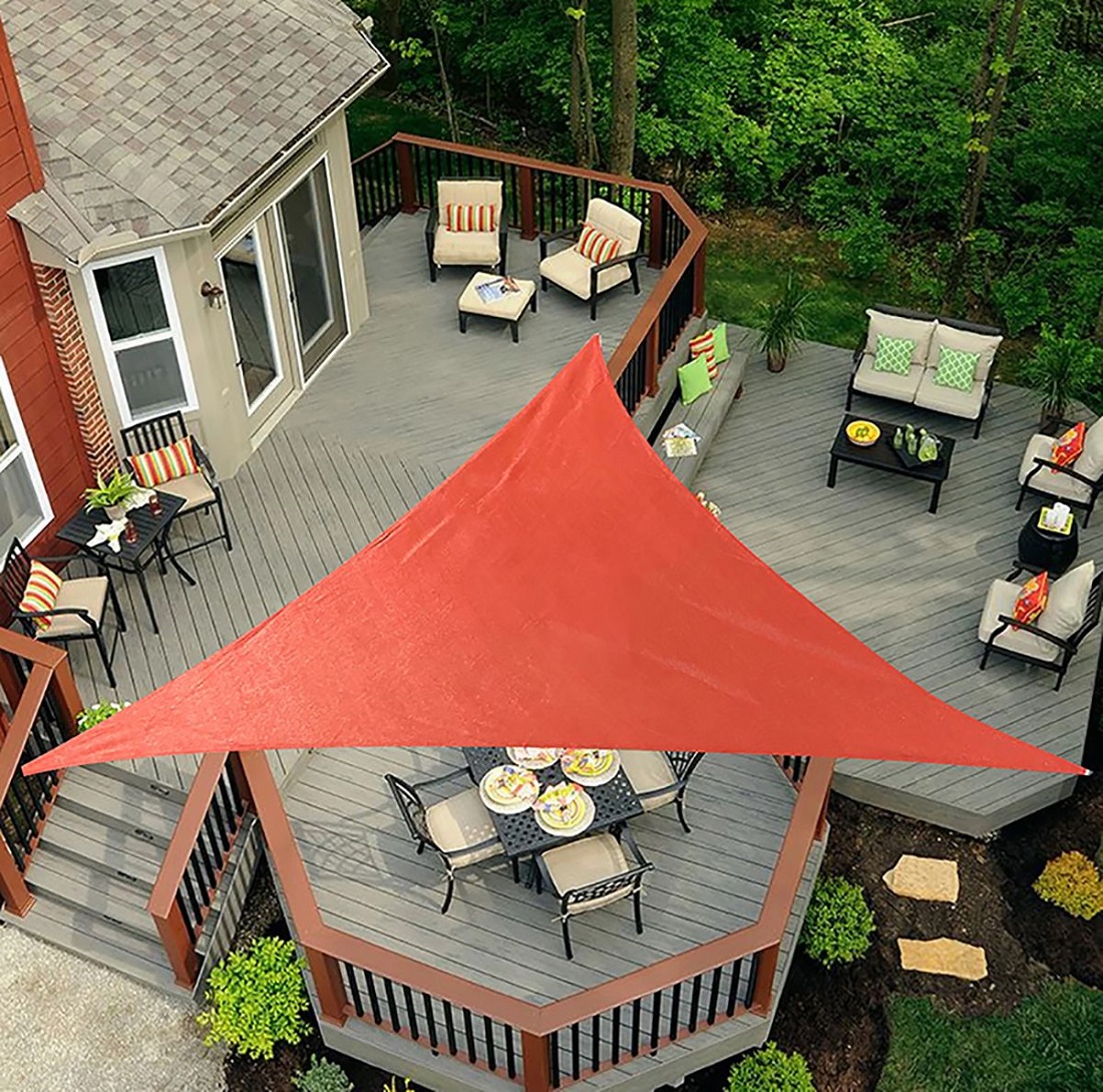 King Canopy 16 Foot Triangular Sun Shade Sail