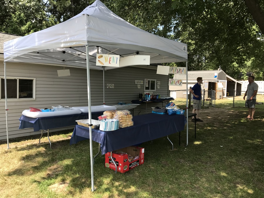 Undercover 10 x 20 Hybrid Popup Shade Canopy Package with White Top