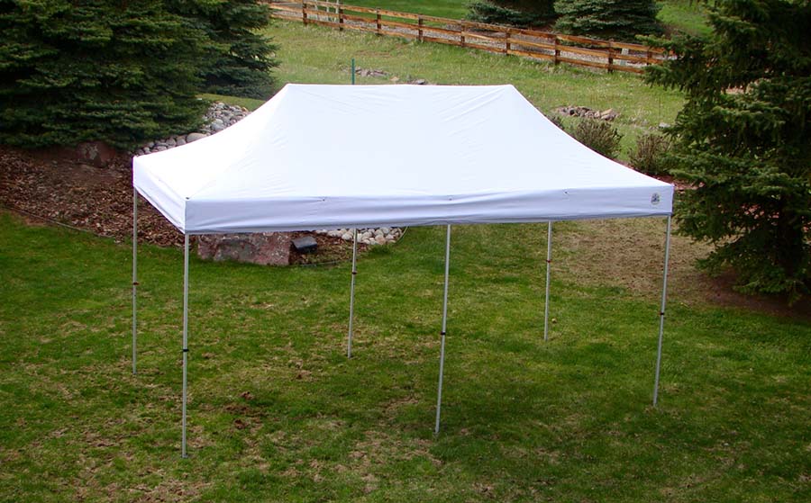 Undercover 10 x 20 Hybrid Popup Shade Canopy Package with White Top