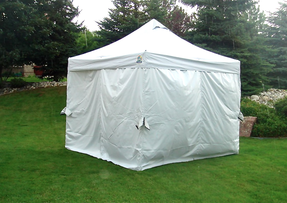 UnderCover 10x10 R-2 Professional Vending Aluminum Frame Instant Canopy with CRS Enclosure - UC-2R10CRS