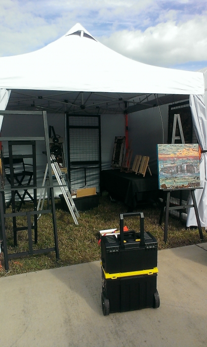 UnderCover 10x10 R-2 Professional Vending Aluminum Frame Instant Canopy with CRS Enclosure - UC-2R10CRS