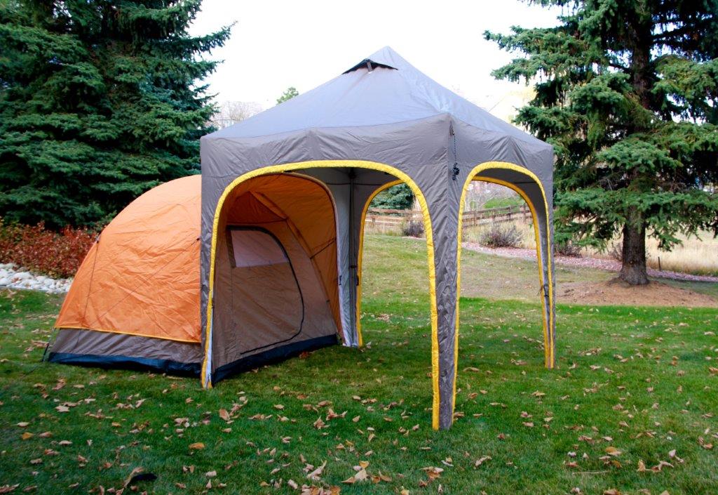 UnderCover Apex Camp Dome Modular Tent with 8' x 8' Instant Canopy