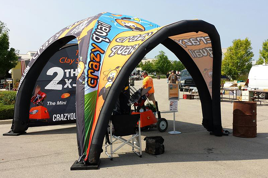 Vitabri AirDome Inflatable Tent with Solid Color Top