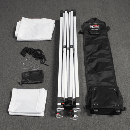 Ins'TenT Vendor Canopy Tent Package Deal + Banner Sleeve - 10 x 10