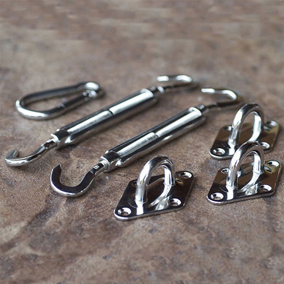 King Canopy Hardware Kit for Triangular Sun Shade Sails