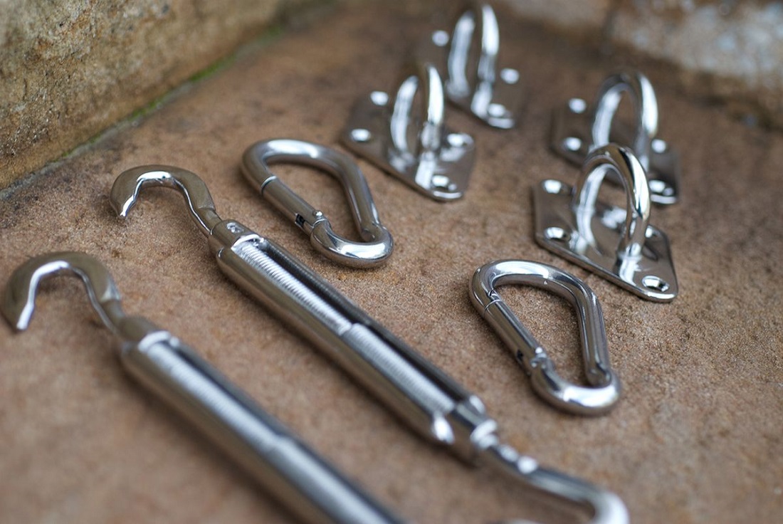 King Canopy Hardware Kit for Quadrilateral Sun Shade Sails