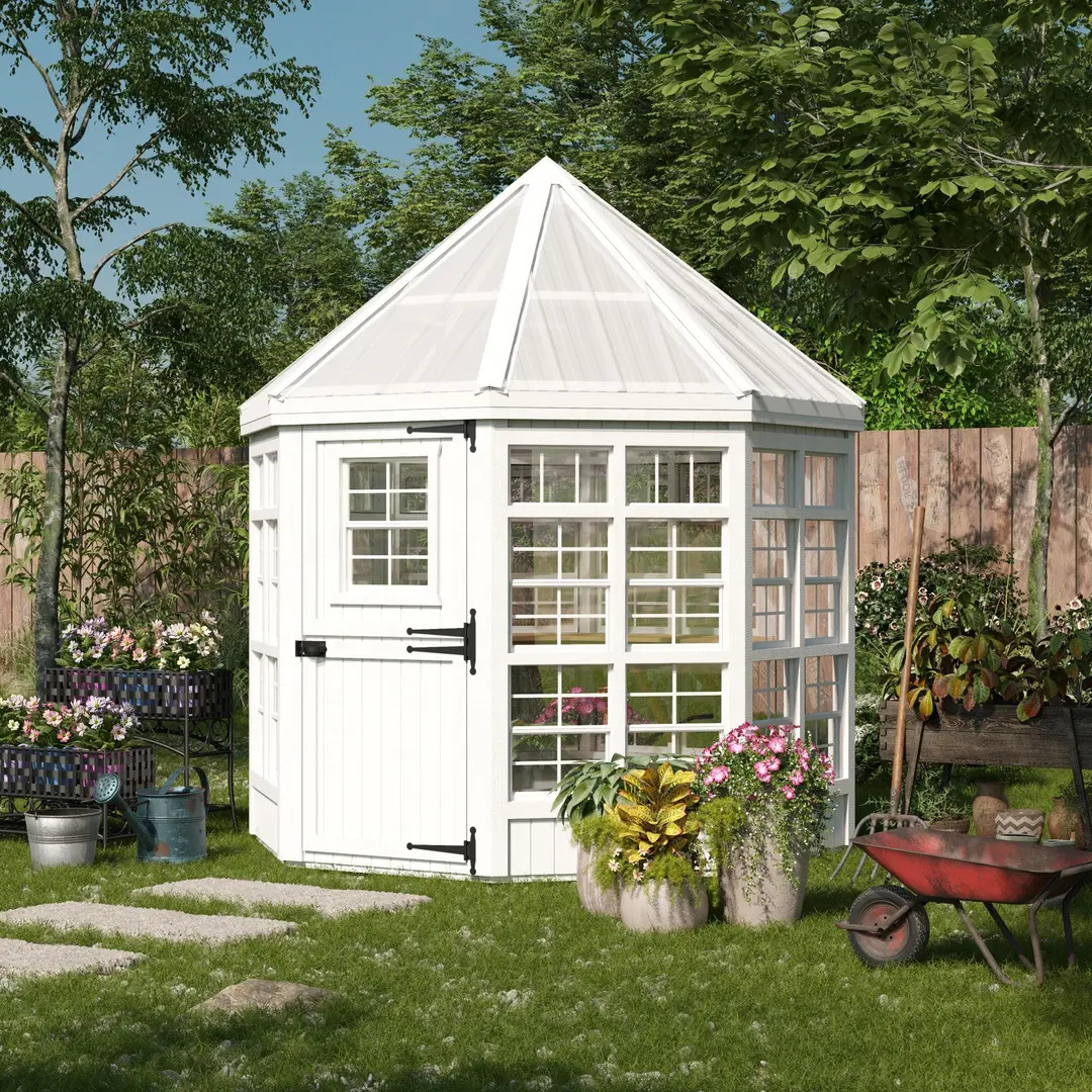 Little Cottage Co 8 x 8 Foot Octagon Greenhouse