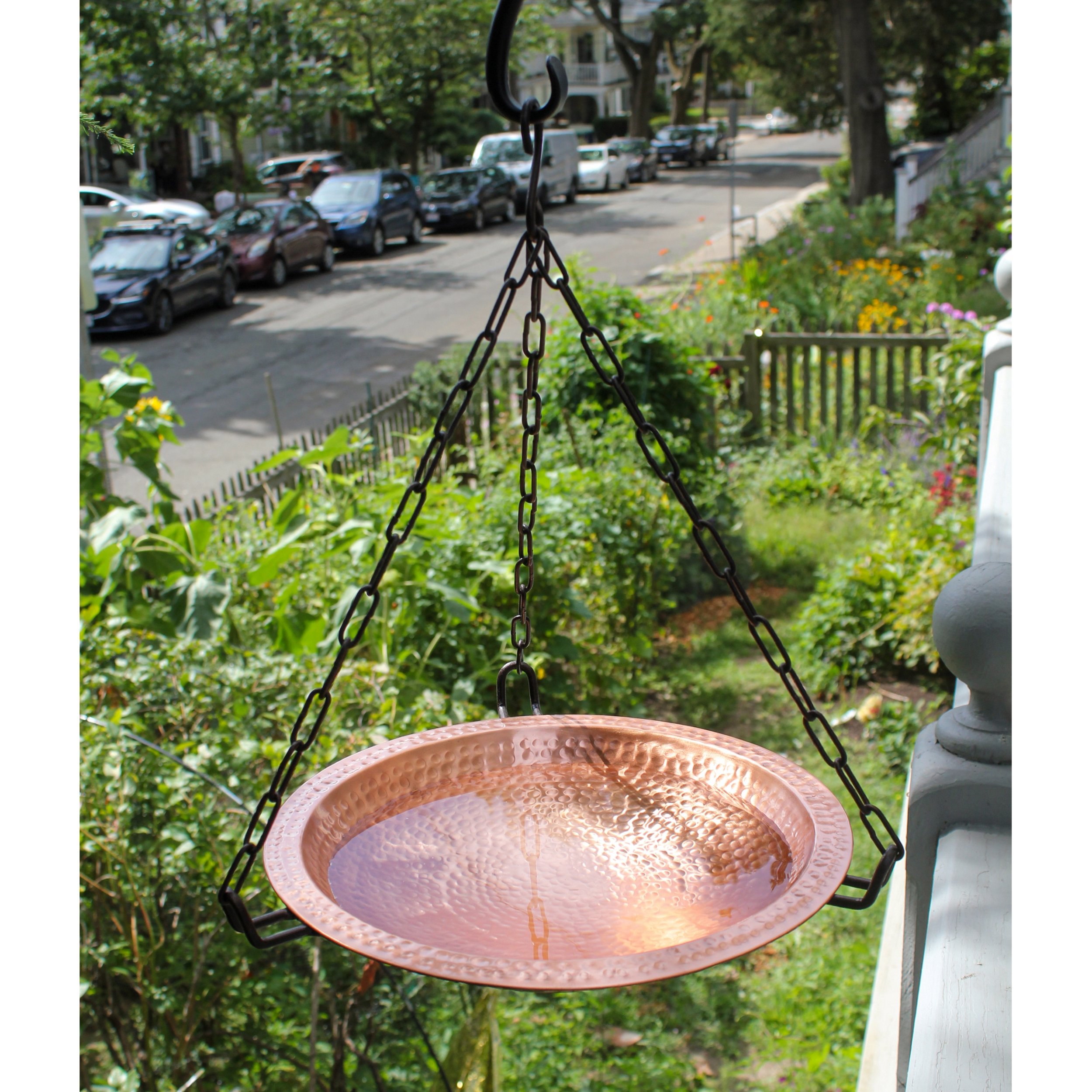Achla 14 Inch Copper Hanging Birdbath