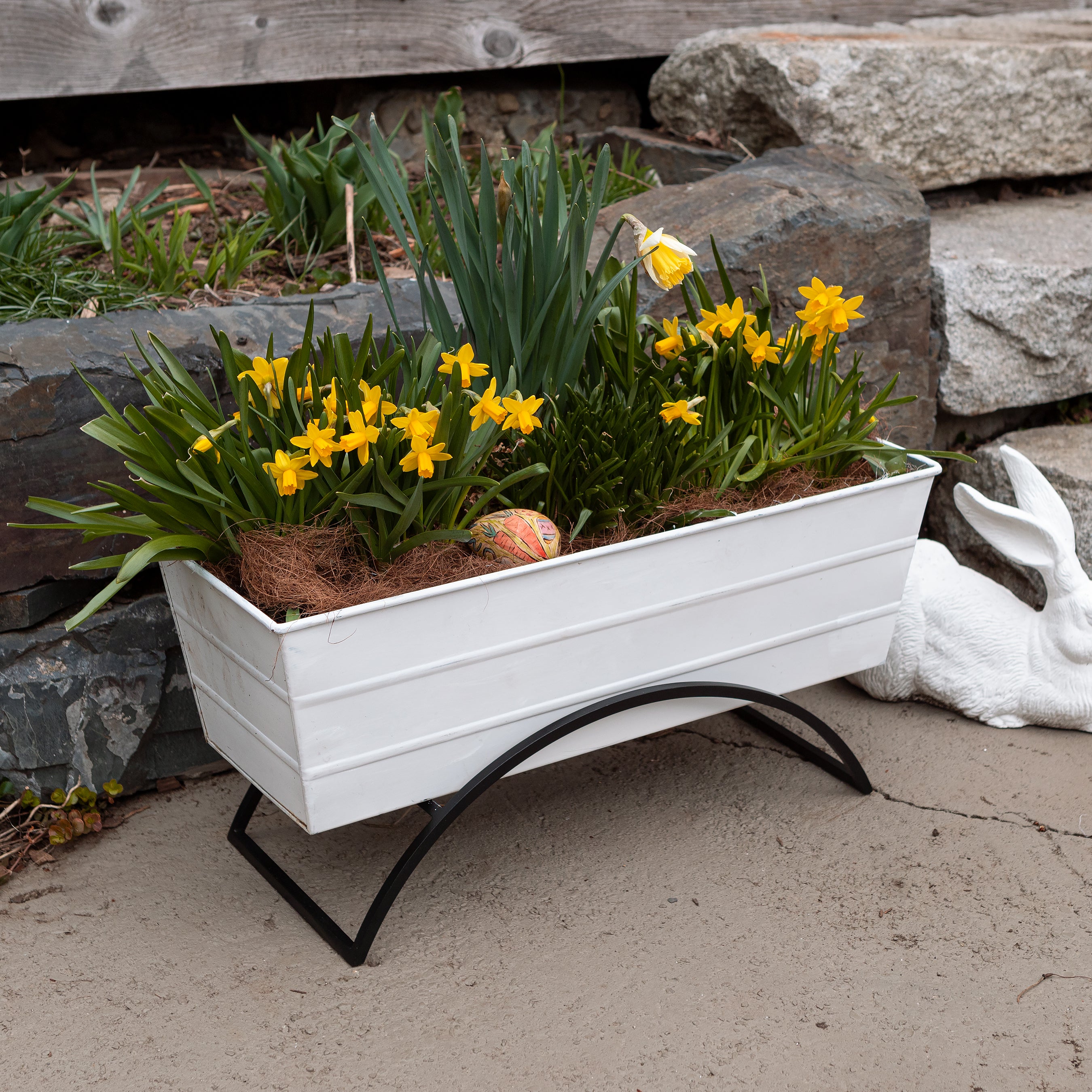 Achla 24 Inch Bloom Box Garden Growing Kit with Odette Stand