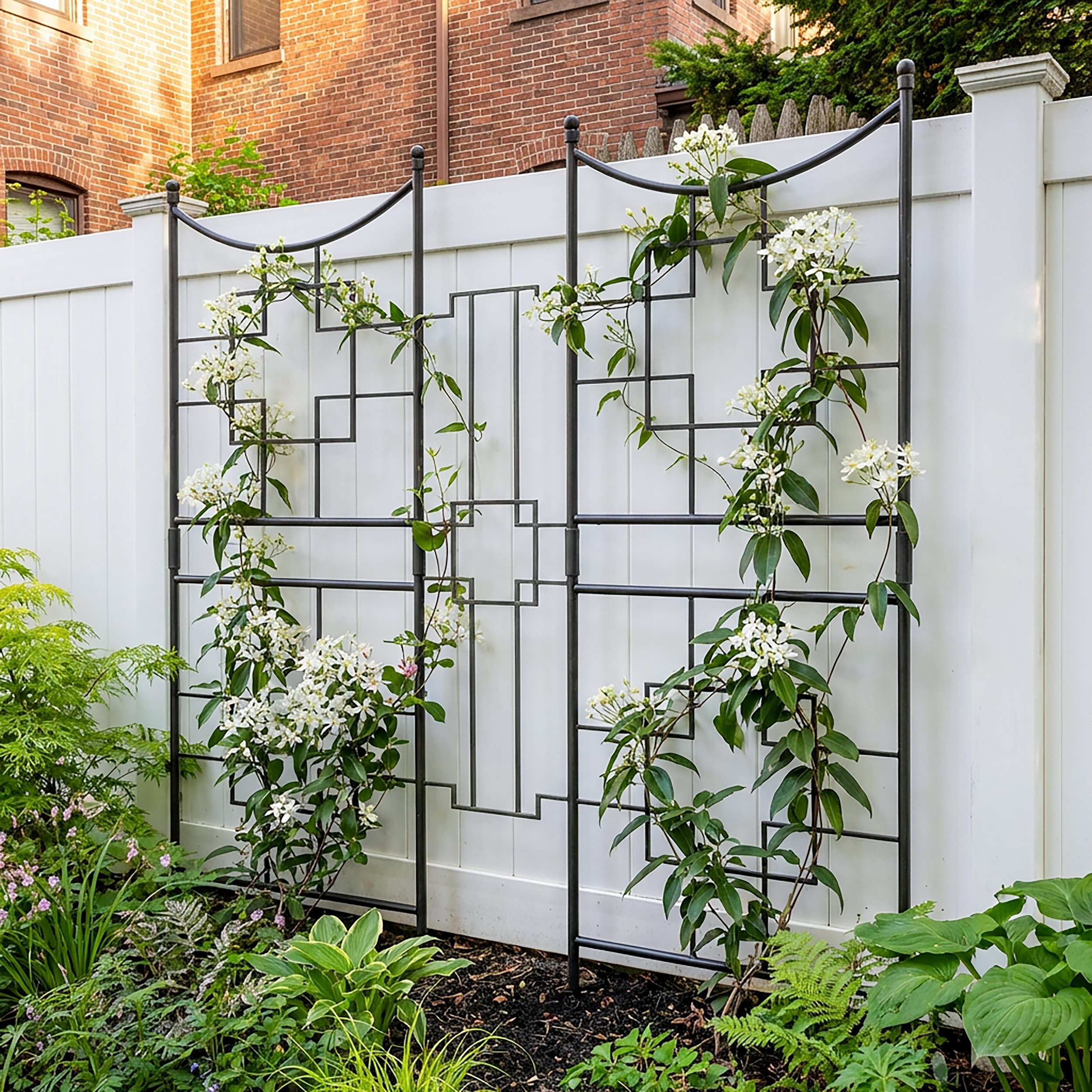 Achla 86 Inch Square-On-Squares Trellis