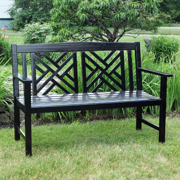 Achla 48 Inch Fretwork Bench