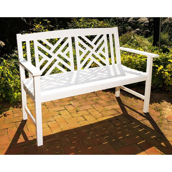 Achla 48 Inch Fretwork Bench