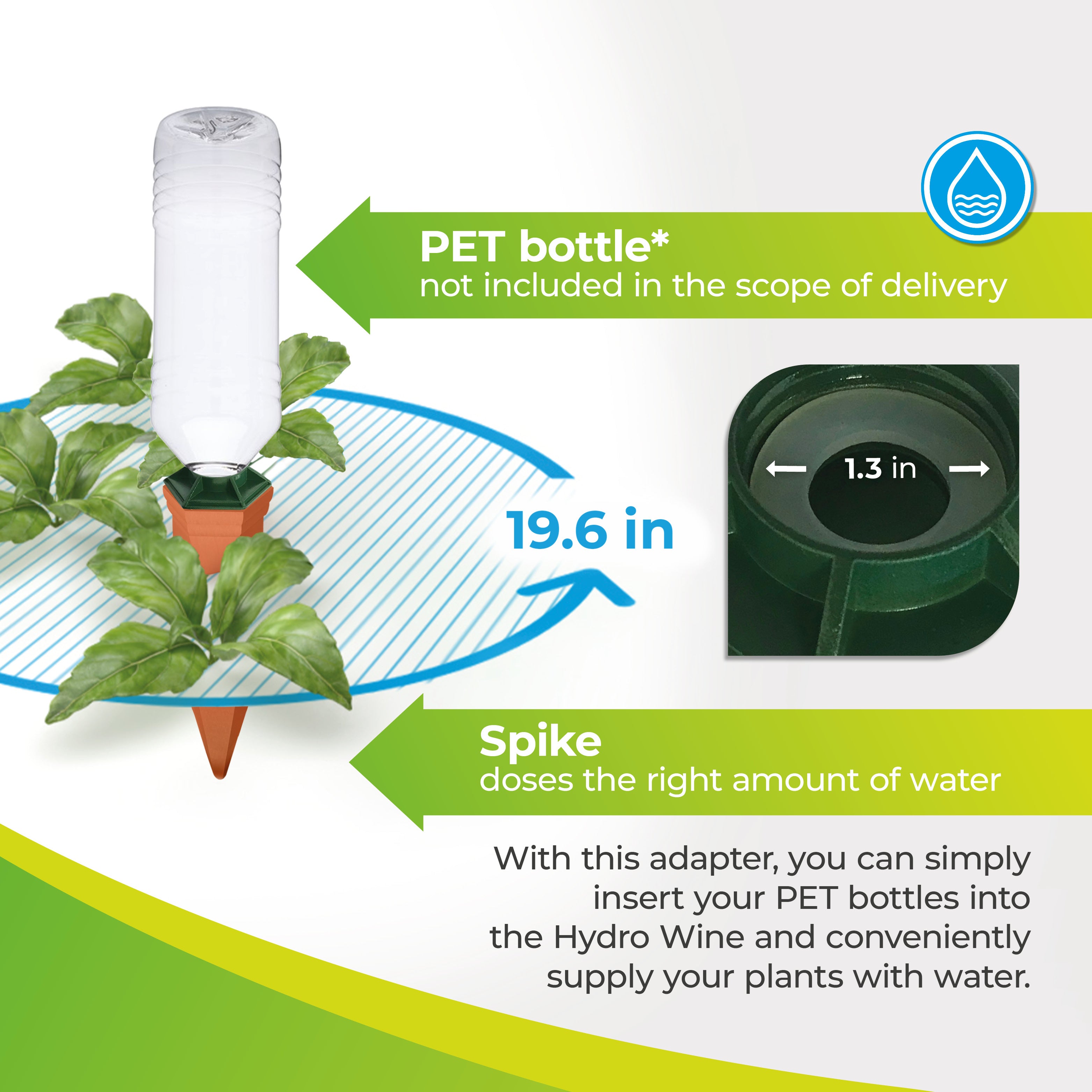 Bio Green Adapters for Clay Watering Stakes