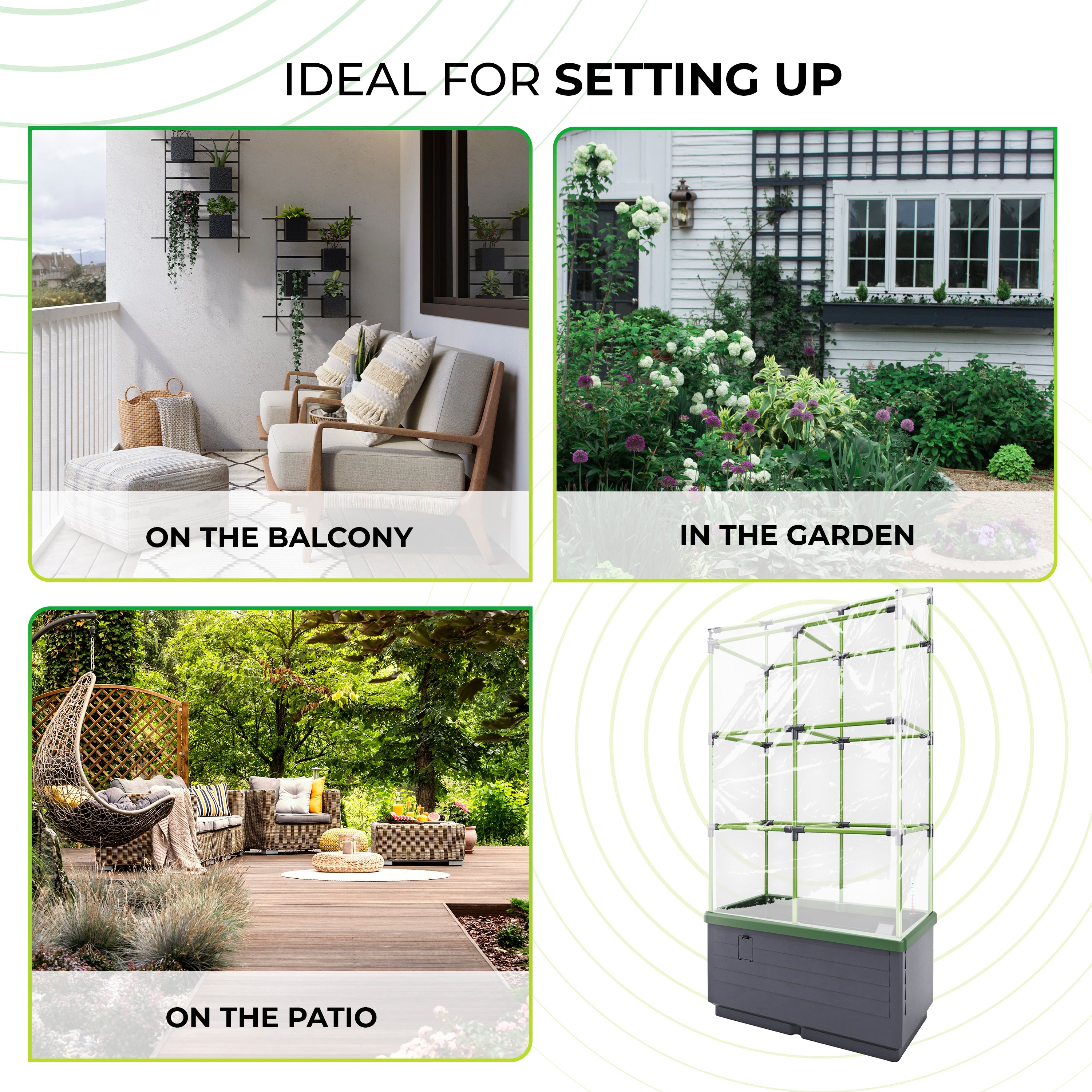 Bio Green Cover for City Jungle Raised Garden Bed