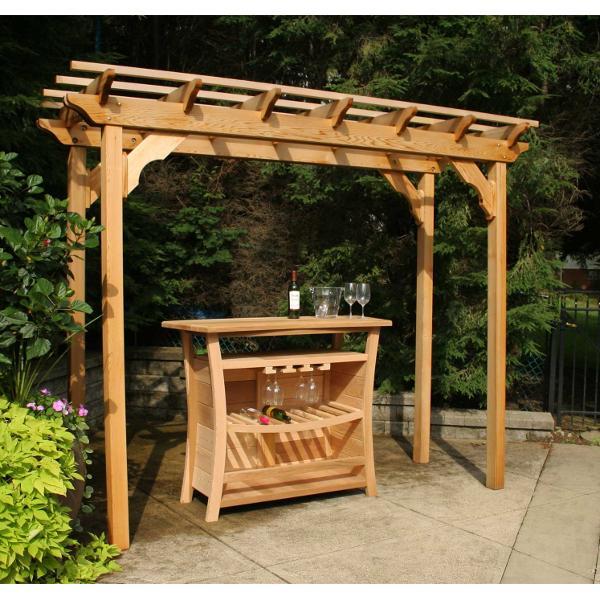 Creekvine Designs 3 x 12 Foot Red Cedar Courtyard Pergola