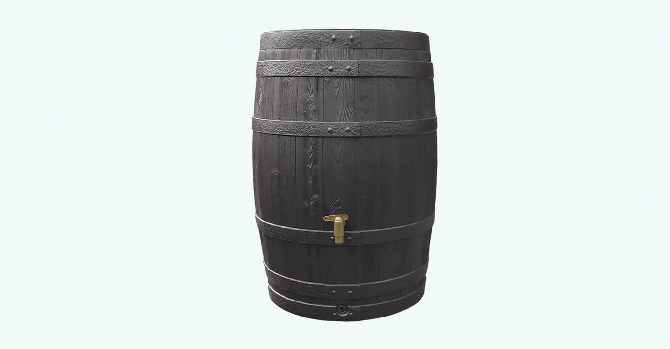 Graf 110 Gallon Vino Rain Barrel with Fast Flow Tap