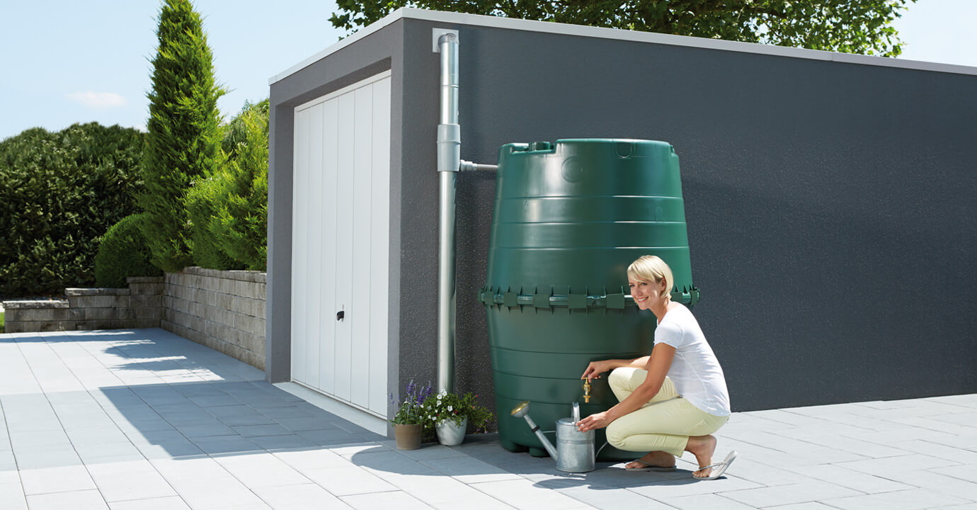 Graf 345 Gallon Top Tank Commercial Rain Barrel