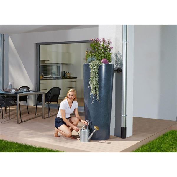 Graf 93 Gallon Stone 2-in-1 Water Tank with Plant Cup