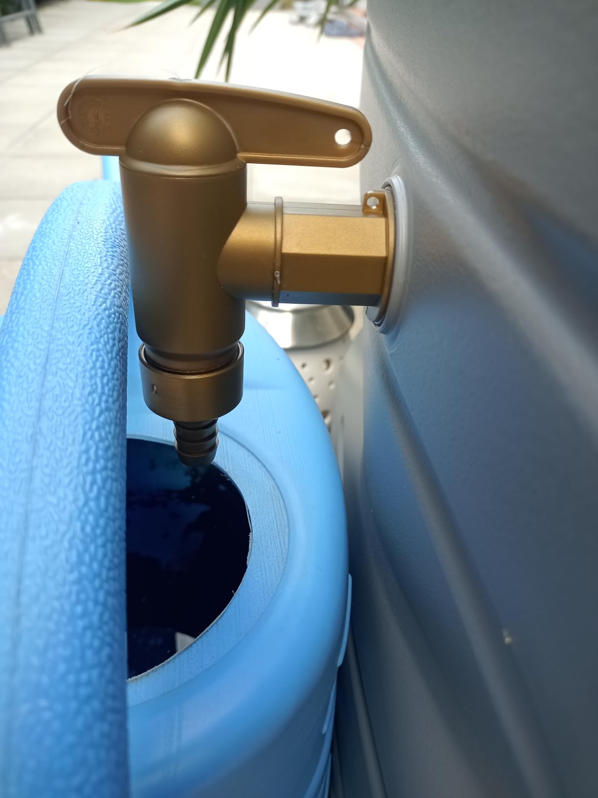 Graf 4-Part Plastic Tap for Rain Barrels