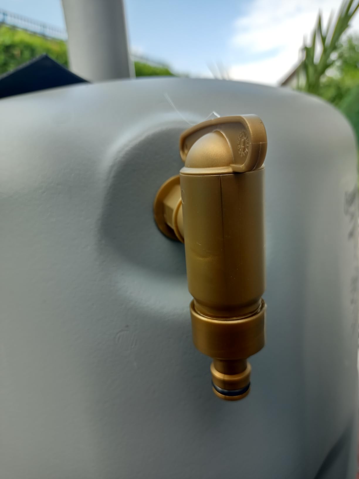 Graf 4-Part Plastic Tap for Rain Barrels