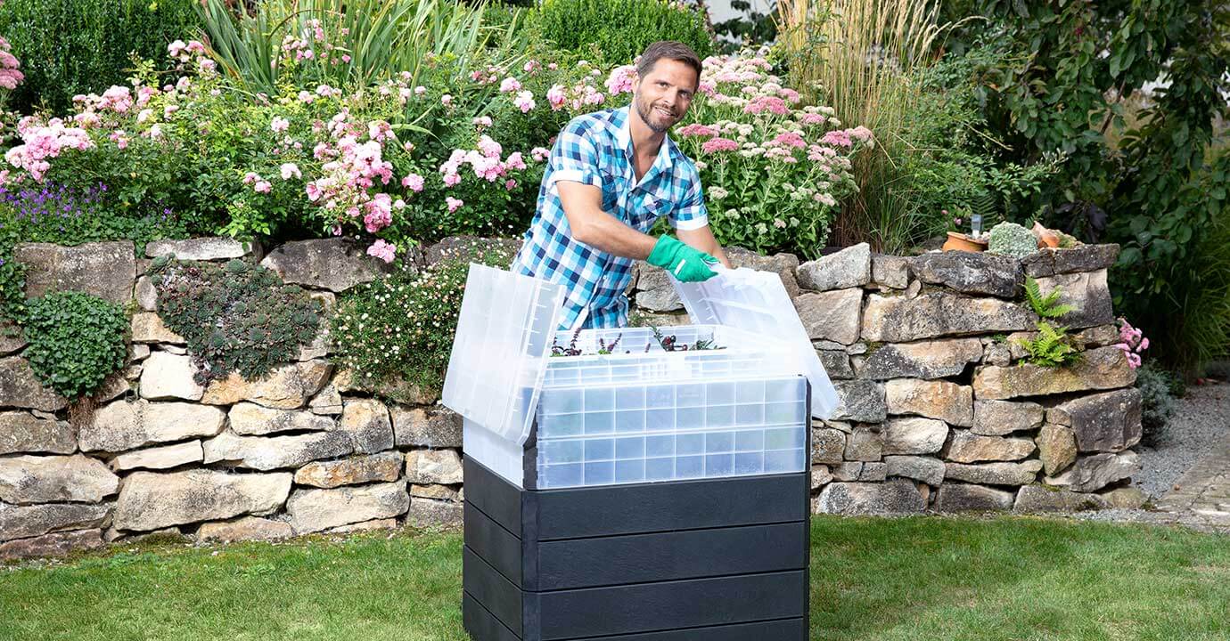 Graf Cold Frame Attachment for Ergo Quadro Medium Raised Garden Beds