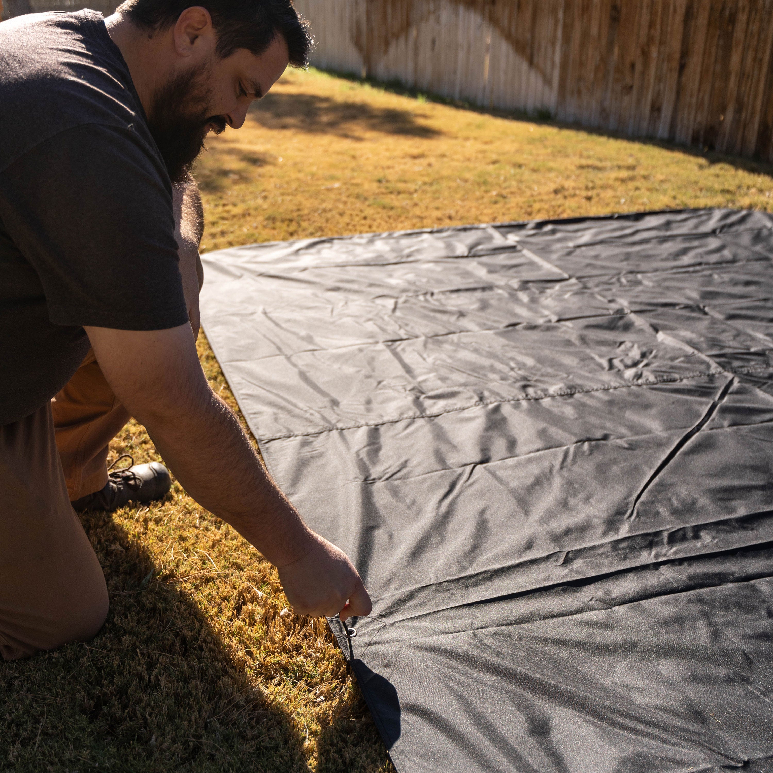 Gazelle Tents Polyester Footprint for 6-Sided Tandem Gazebos