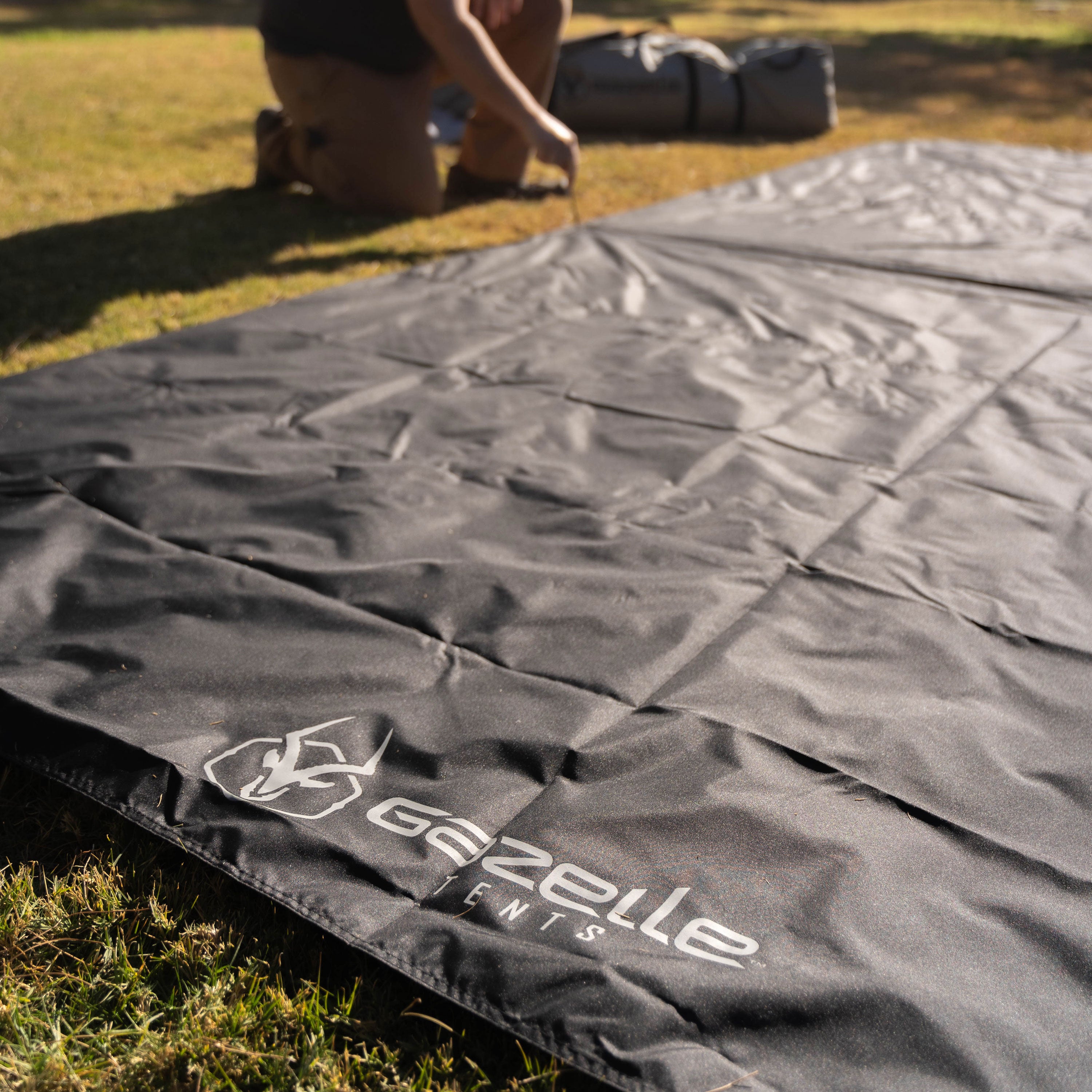 Gazelle Tents Polyester Footprint for 6-Sided Tandem Gazebos