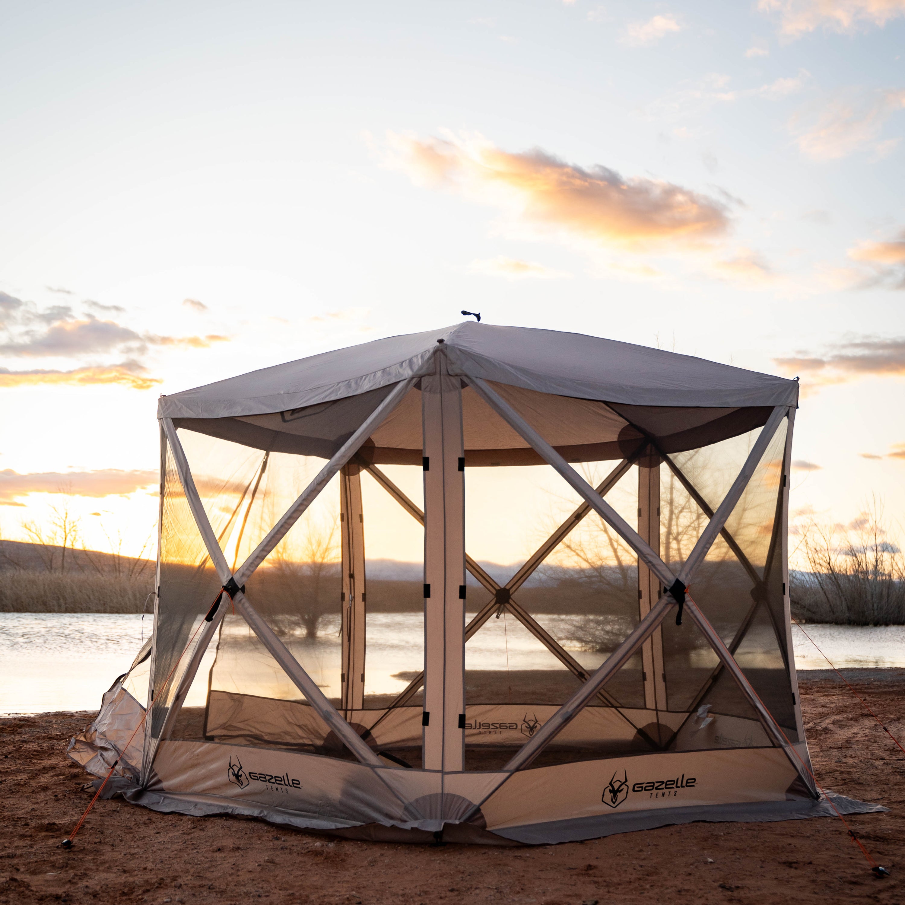 Gazelle Tents 115 x 106 Inch G5 5-Sided Portable Gazebo