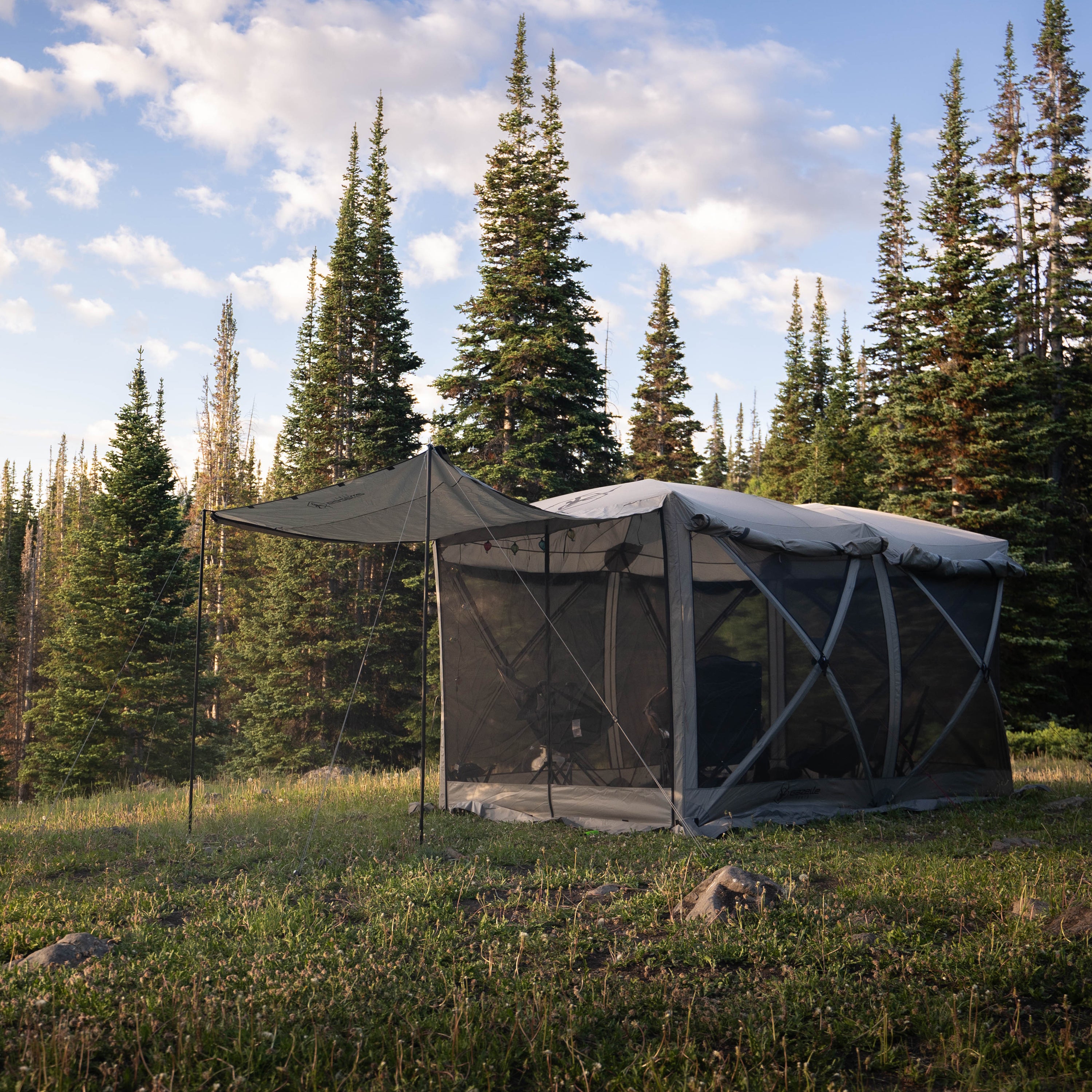 Gazelle Tents 156 x 86 Inch Agave Green Tandem Portable Gazebo