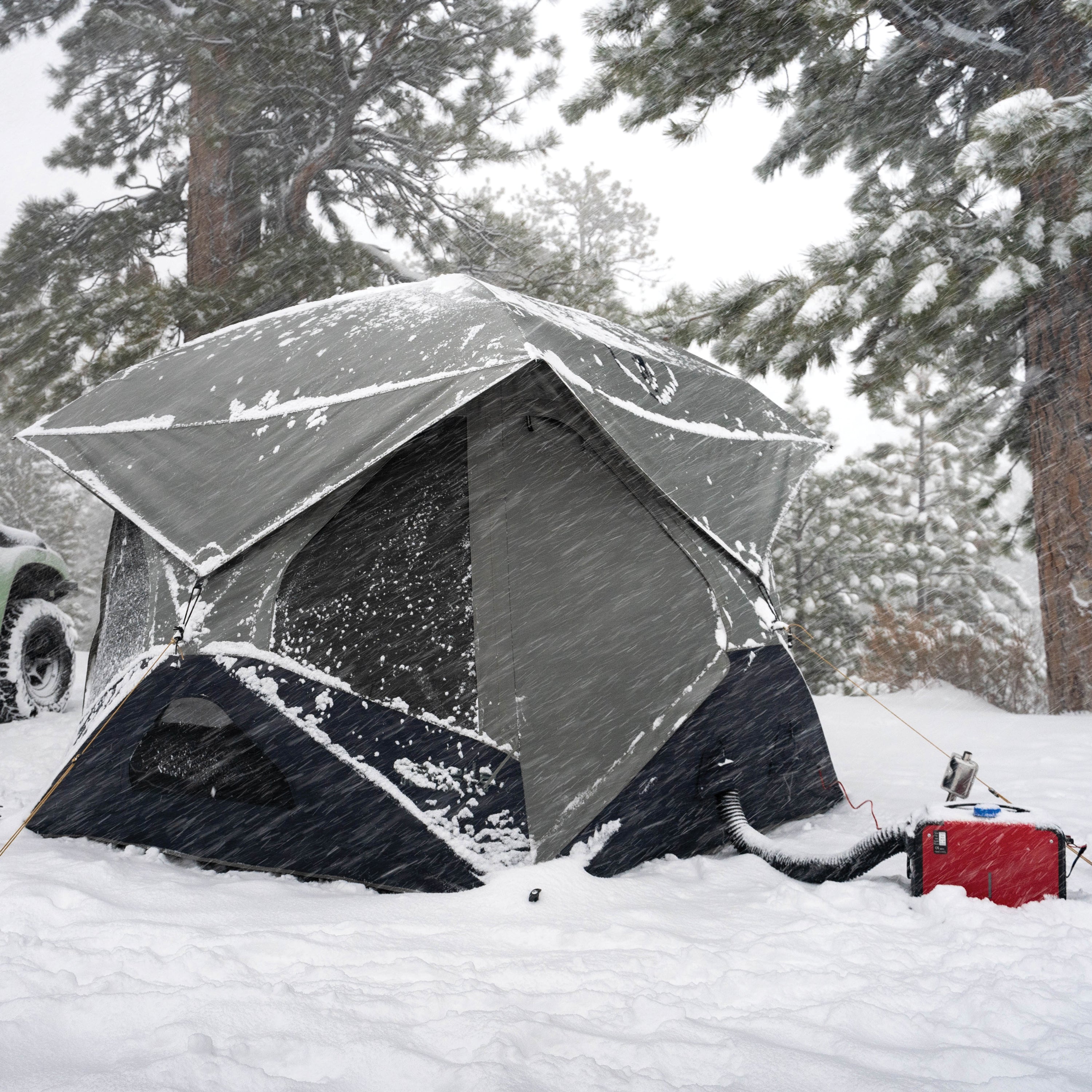Gazelle Tents 94 Inch Agave Green T4 Overland EXP Hub Tent