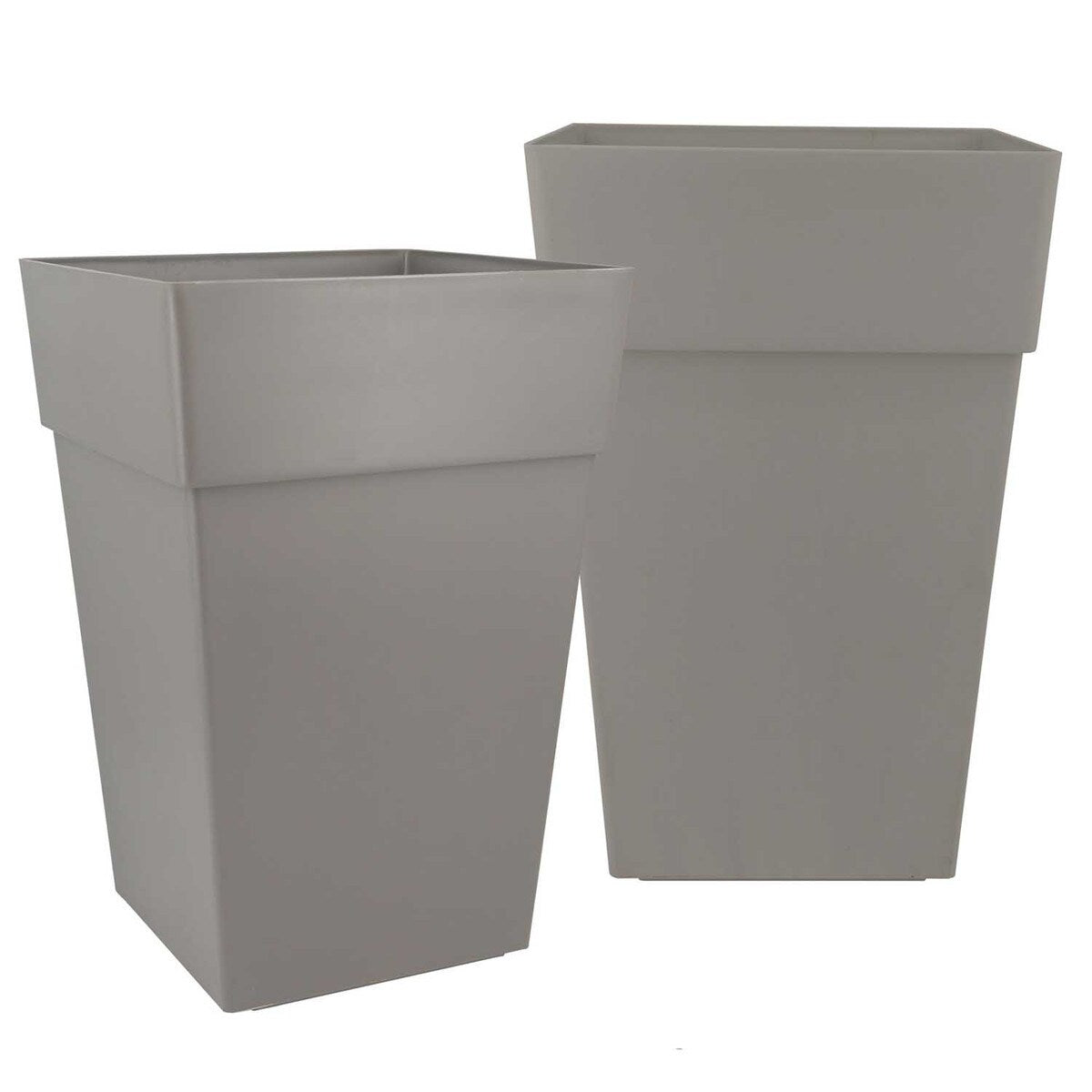 JR Home Ollie GRS Recycled Plastic Planter - 2 Pack