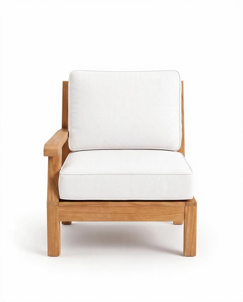 Royal Teak Collection Miami 1-Seater Sofa
