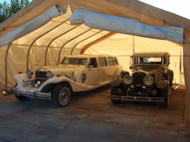 Rhino Shelter 22 x 48 Foot Two Car Instant Garage