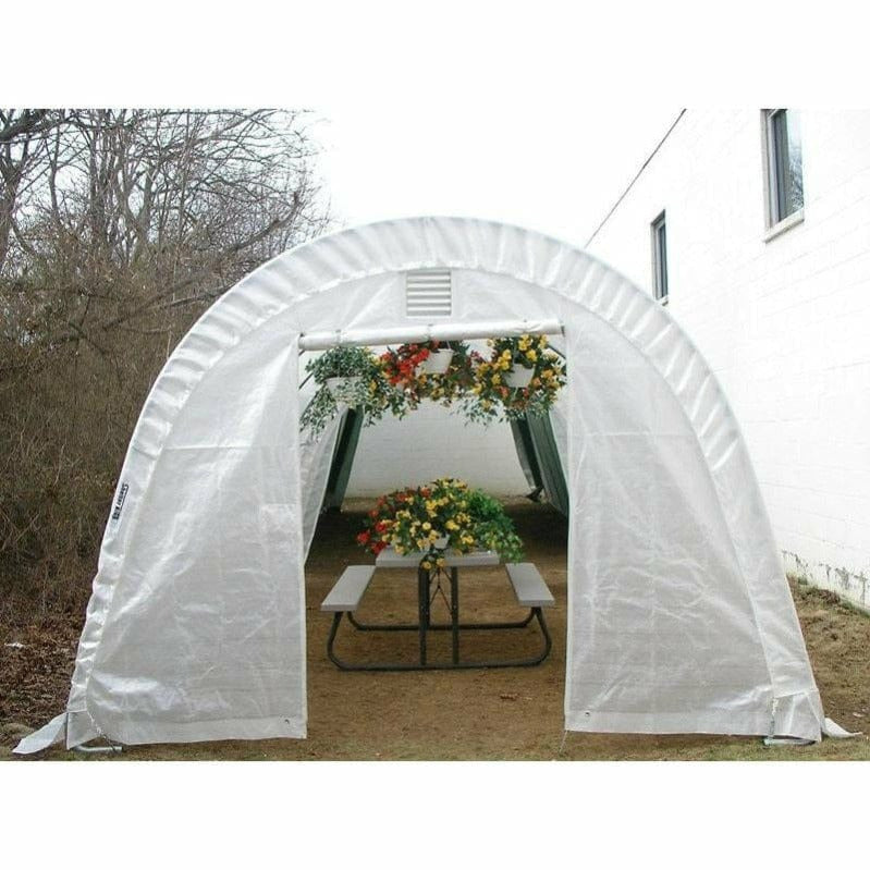 Rhino Shelter 12 x 24 Foot Round Style Greenhouse