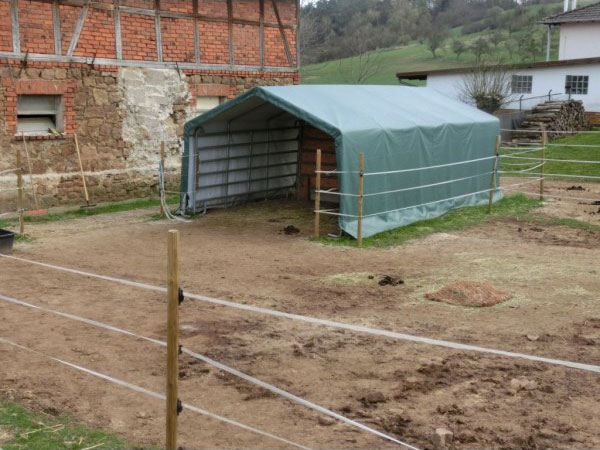 Rhino Shelter 12 x 12 Foot House Style Livestock Shelter