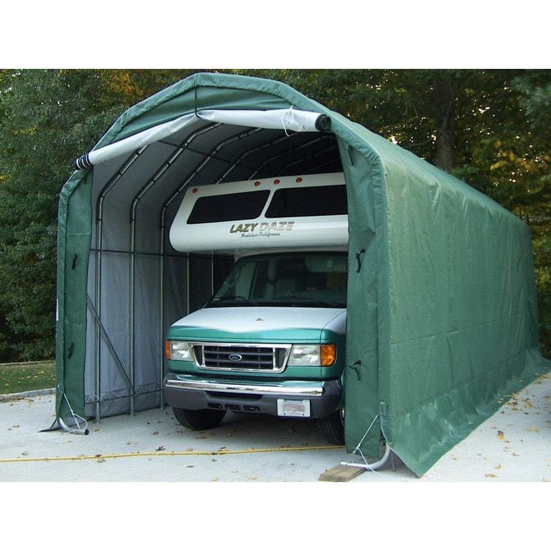 Rhino Shelter 12 x 20 x 12 Foot Barn Style Instant Garage