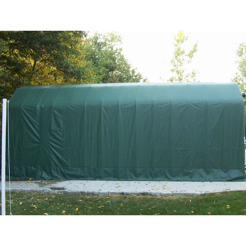 Rhino Shelter 12 x 20 x 12 Foot Barn Style Instant Garage
