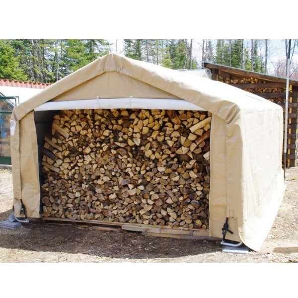 Rhino Shelter 10 x 10 Foot House Style Instant Storage Shed